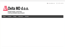 Tablet Screenshot of deltamd.net